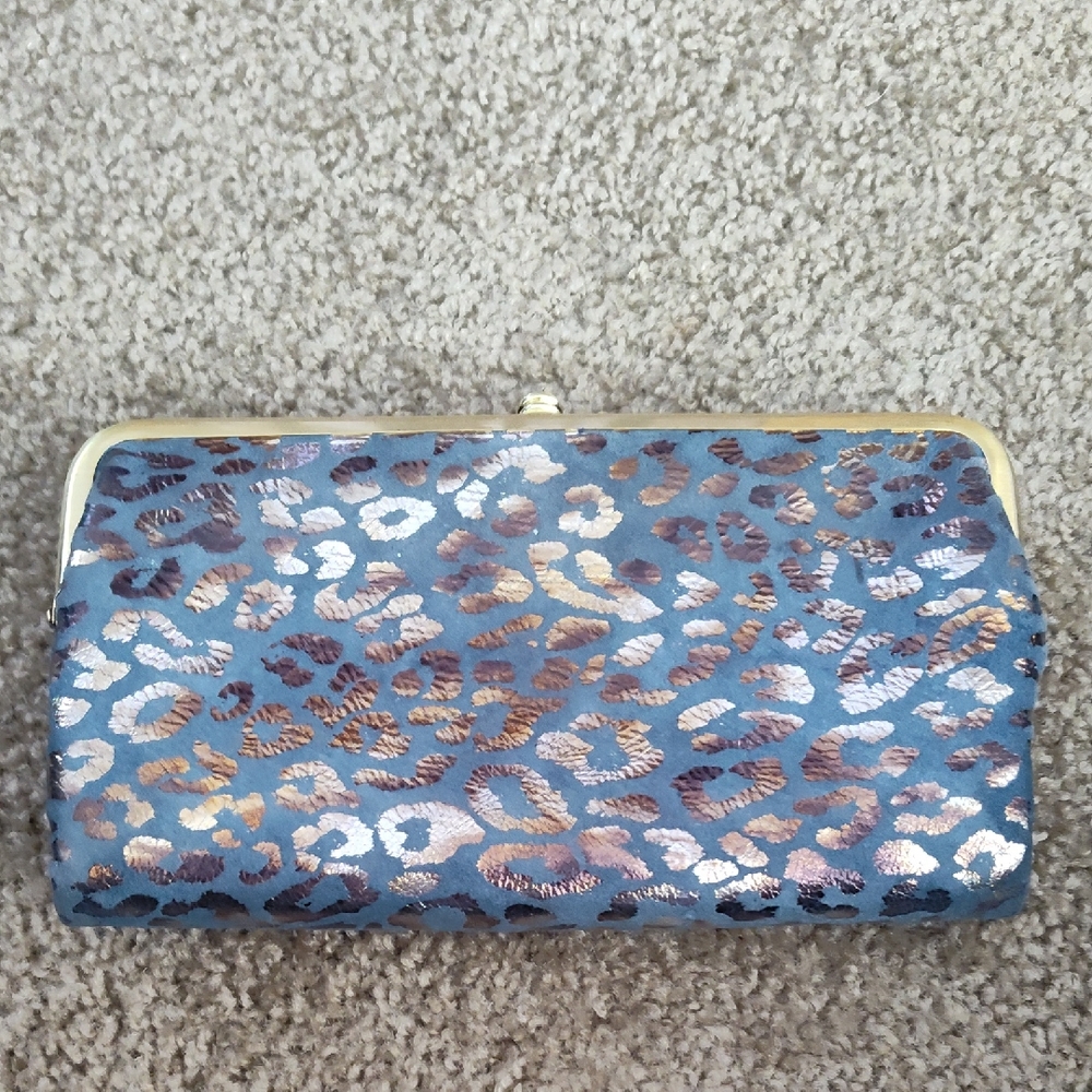 Leopard Print Clutch Wallet